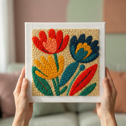 Punch Needle Kit – Ethno Blumenmagie