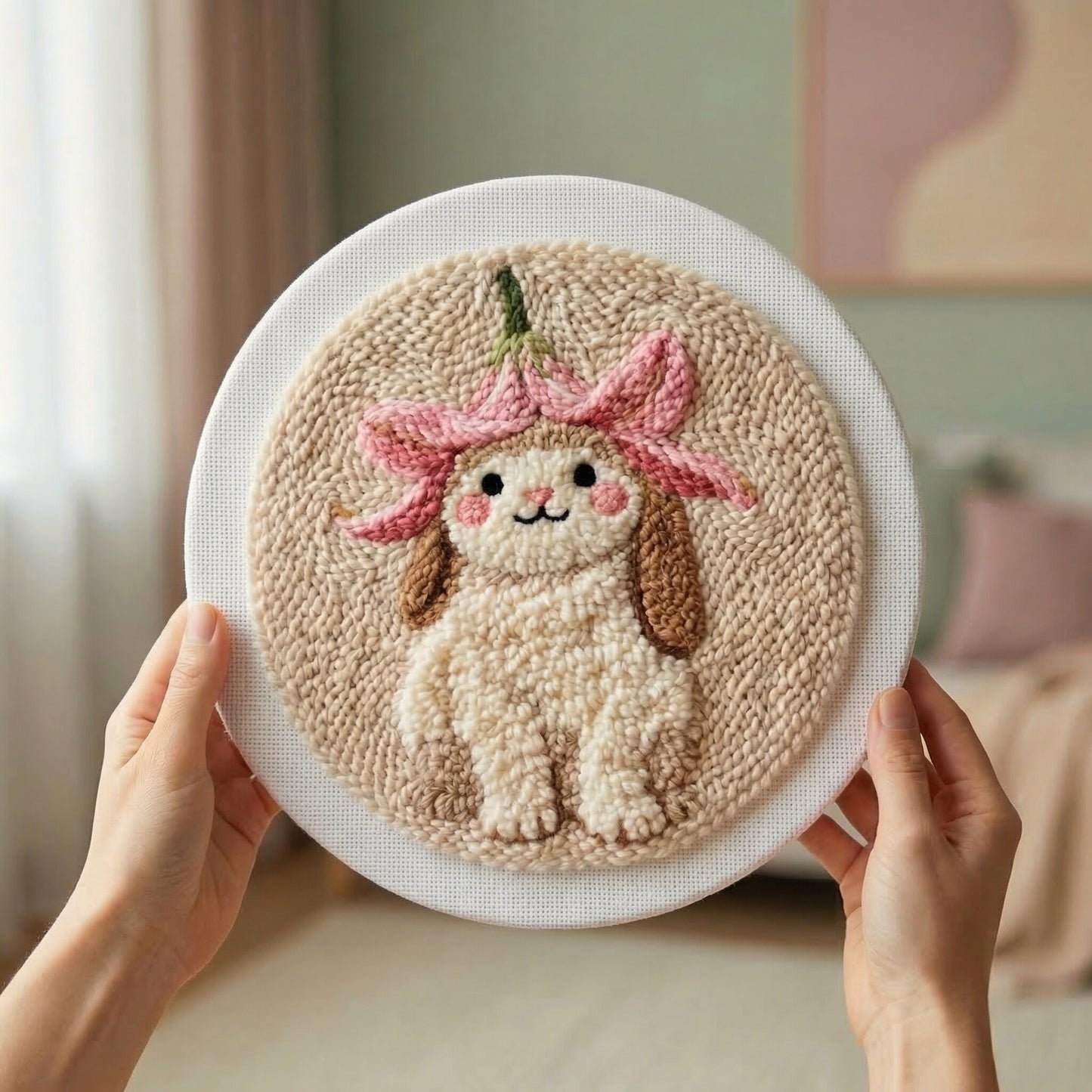 Punch Needle Kit - Adorable Little Rabbit