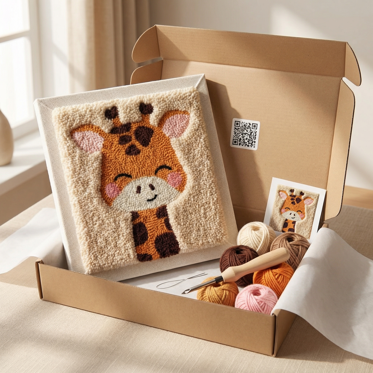 Punch Needle Kit - Giraffe