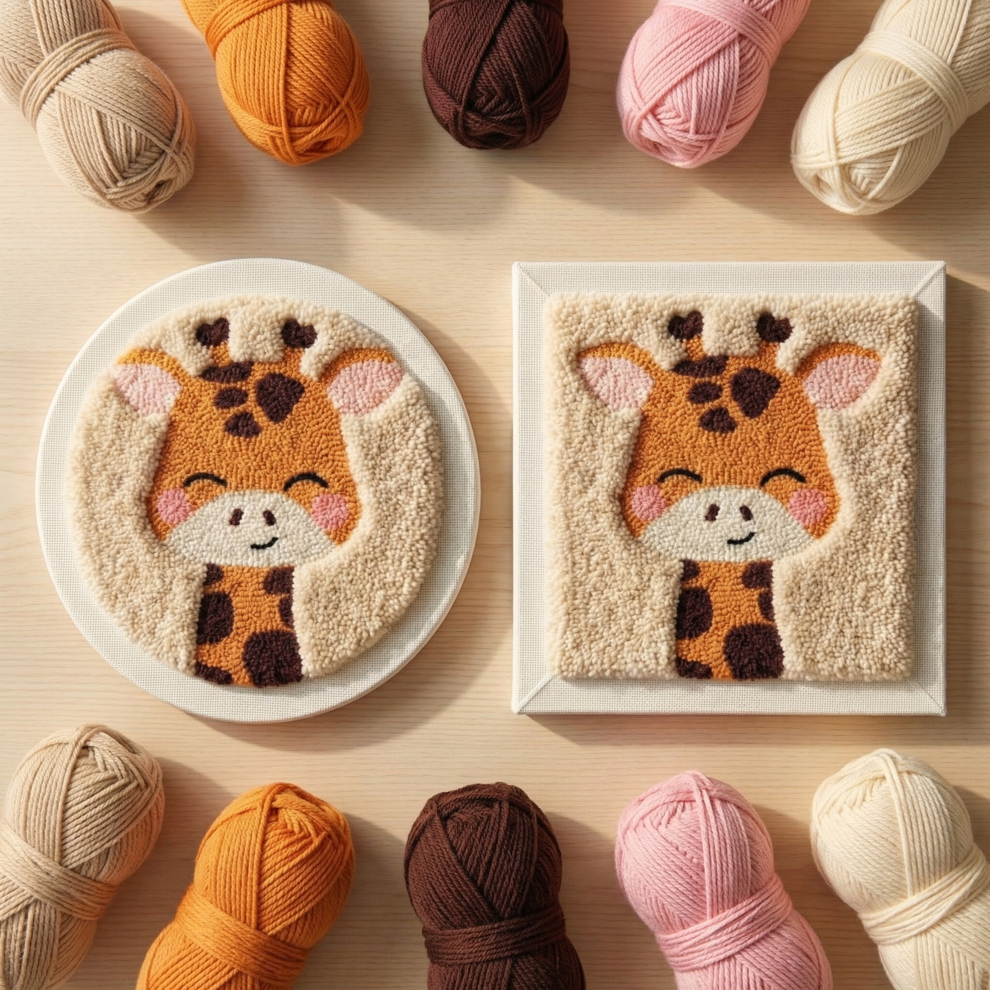 Punch Needle Kit - Giraffe