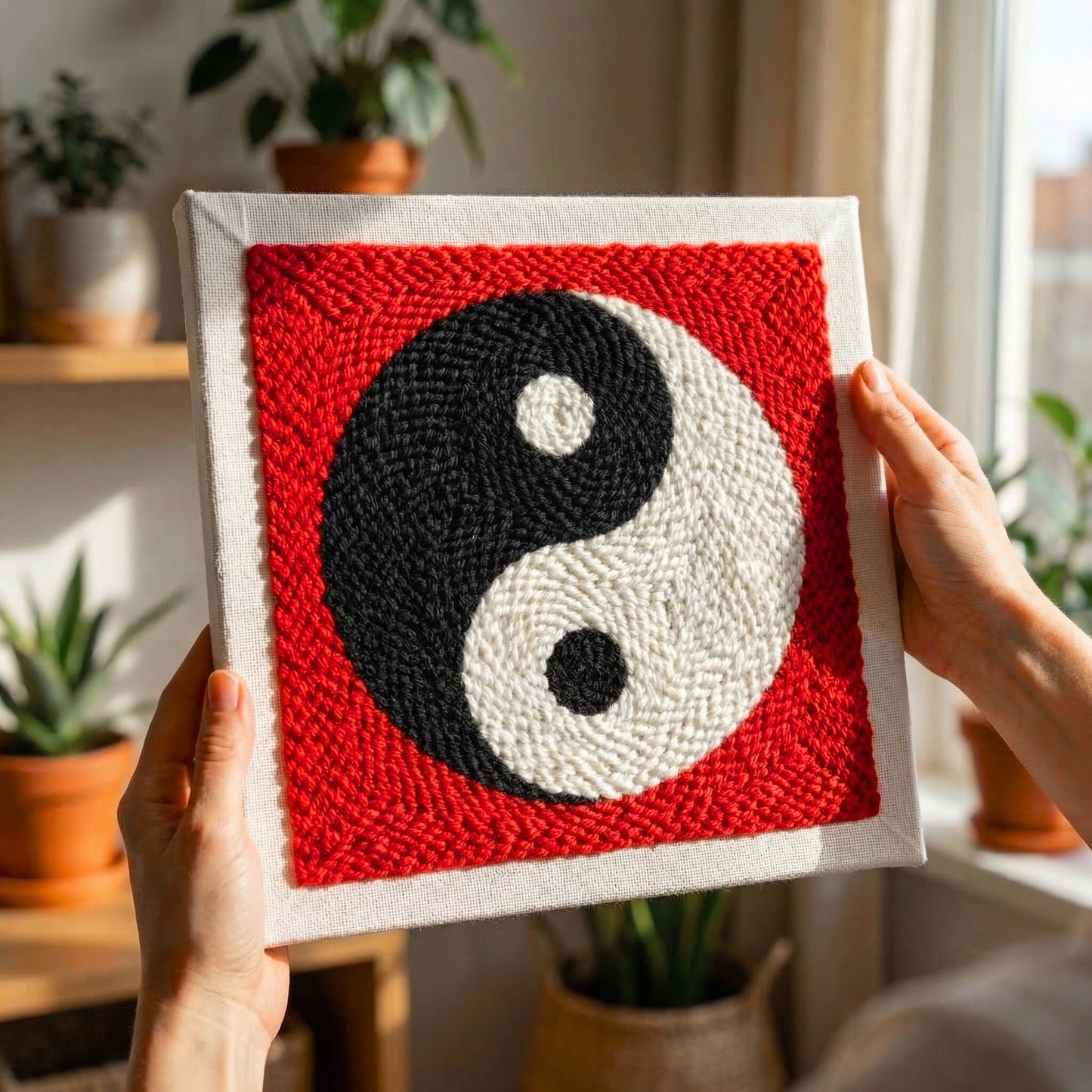Kit Punch Needle - Équilibre Zen Yin Yang