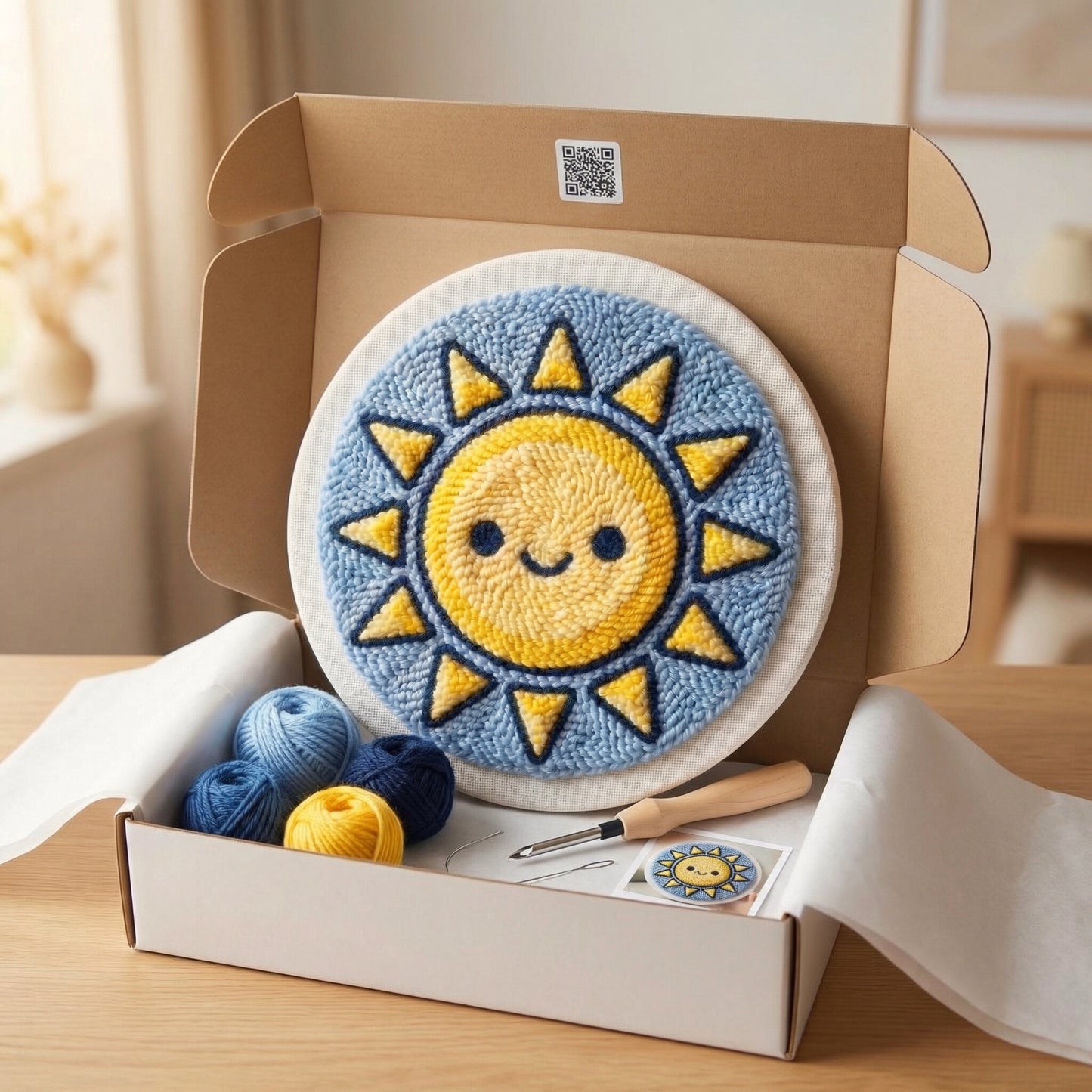 Punch Needle Set - Sonnige Lächeln