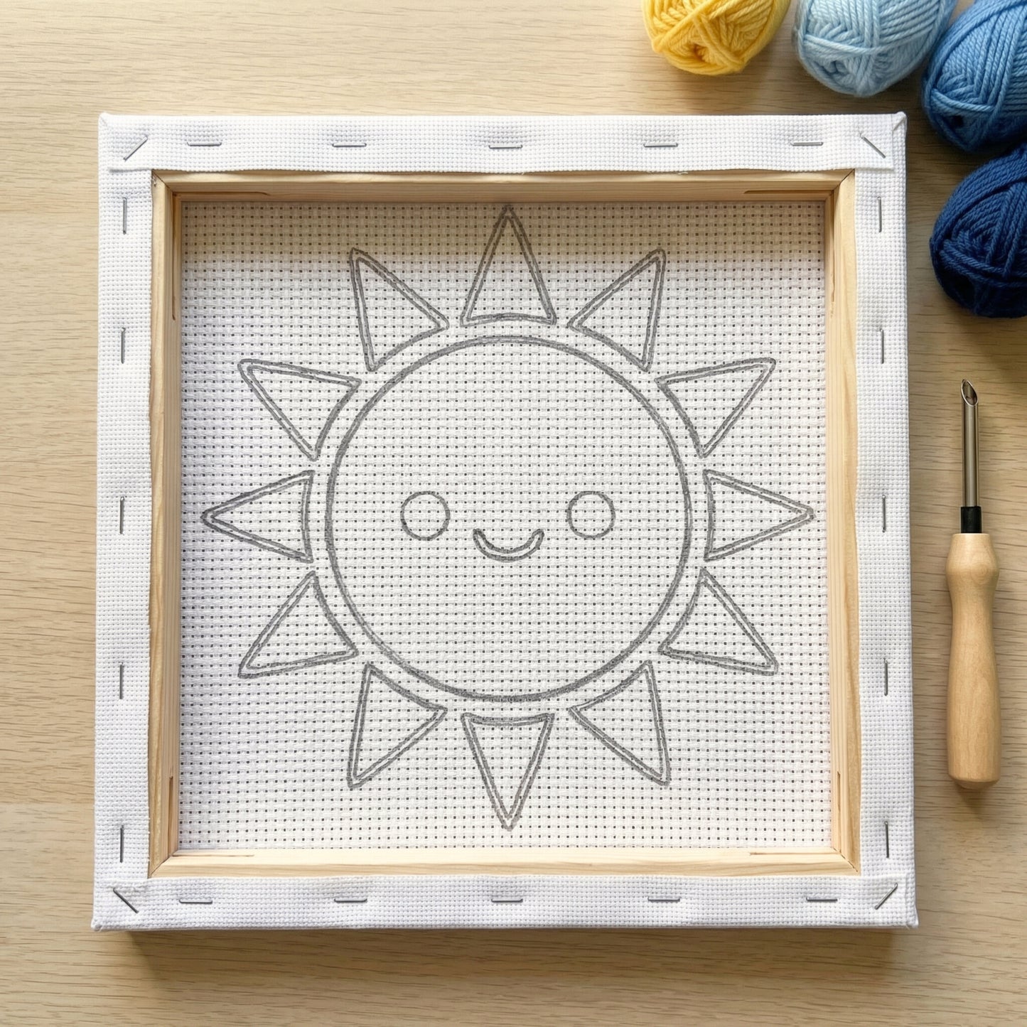 Punch Needle Set - Sonnige Lächeln
