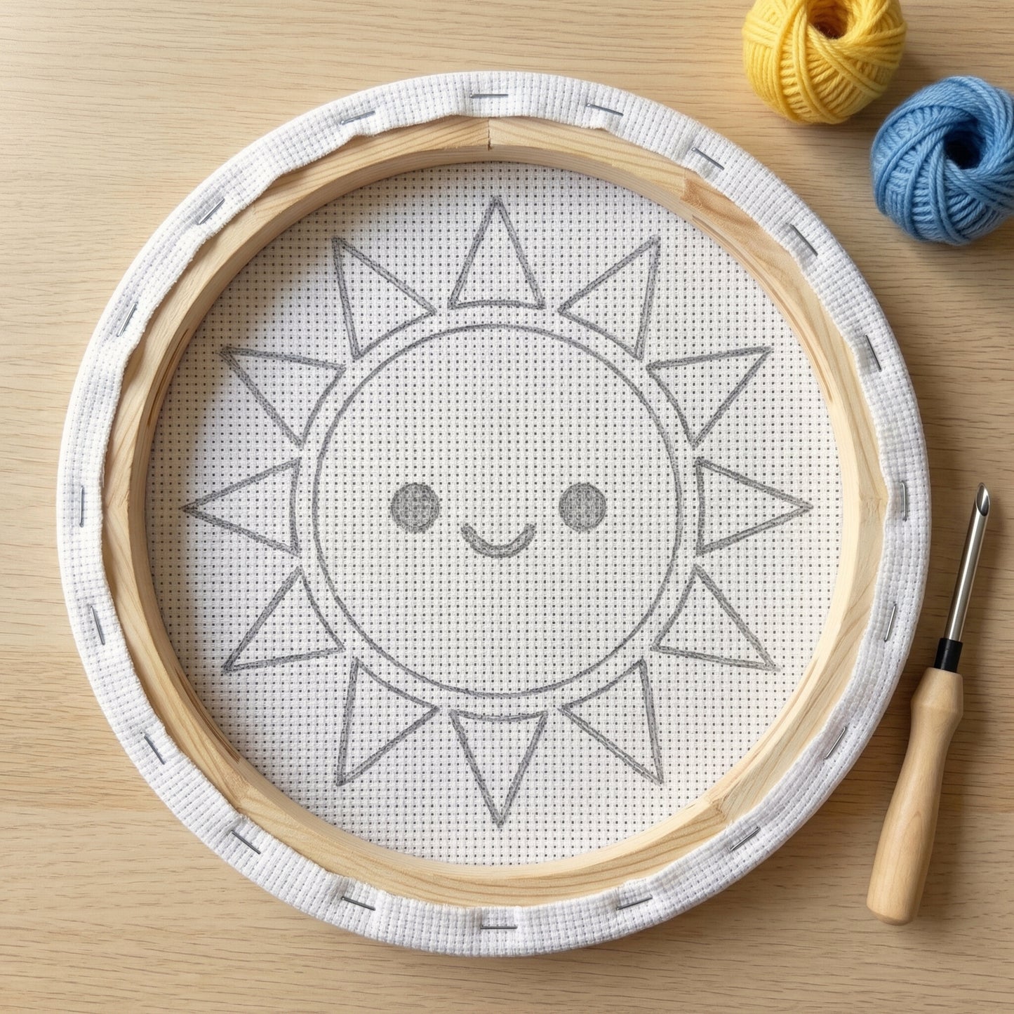 Punch Needle Set - Sonnige Lächeln