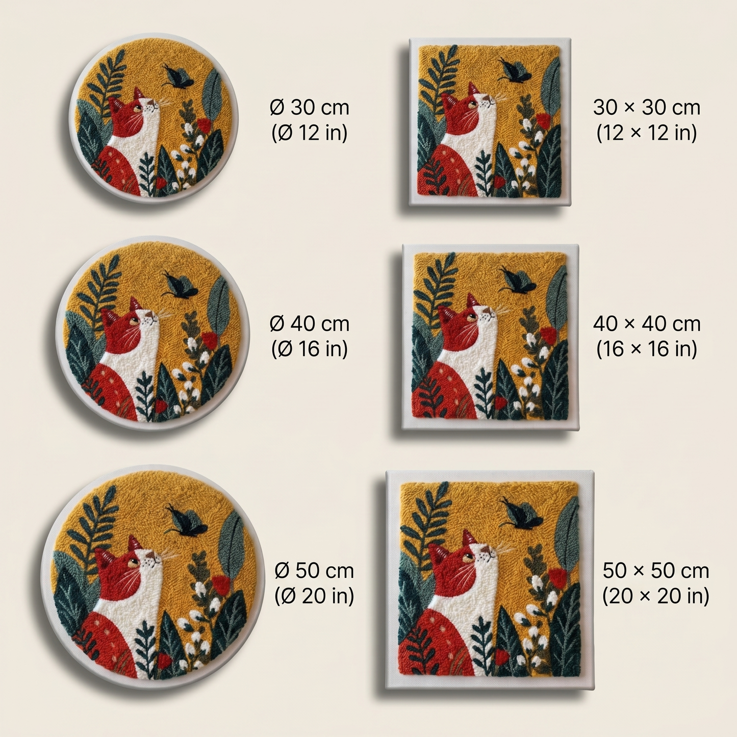 Punch Needle-Set – Frühlingskatze