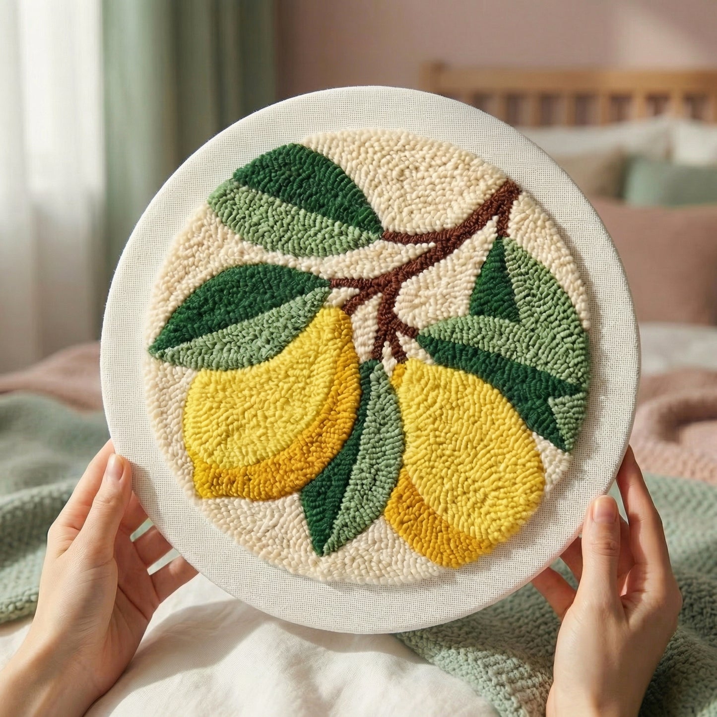 Punch Needle Kit - Zesty Lemons