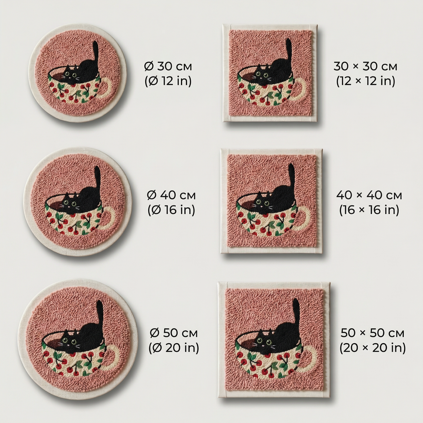 Punch-Needle-Set – Kirschkätzchen