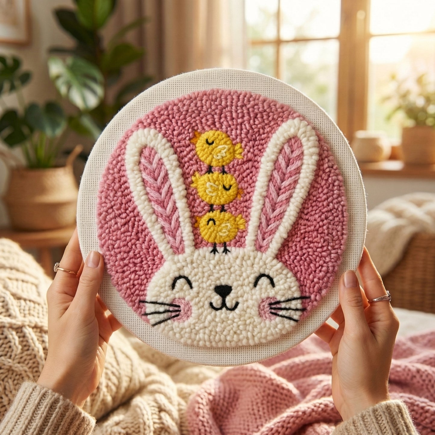 Punch Needle Set – Hase & Küken