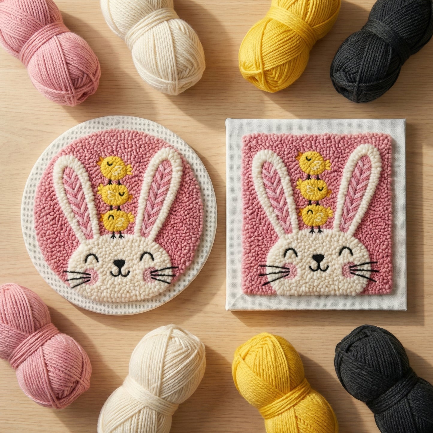 Punch Needle Set – Hase & Küken