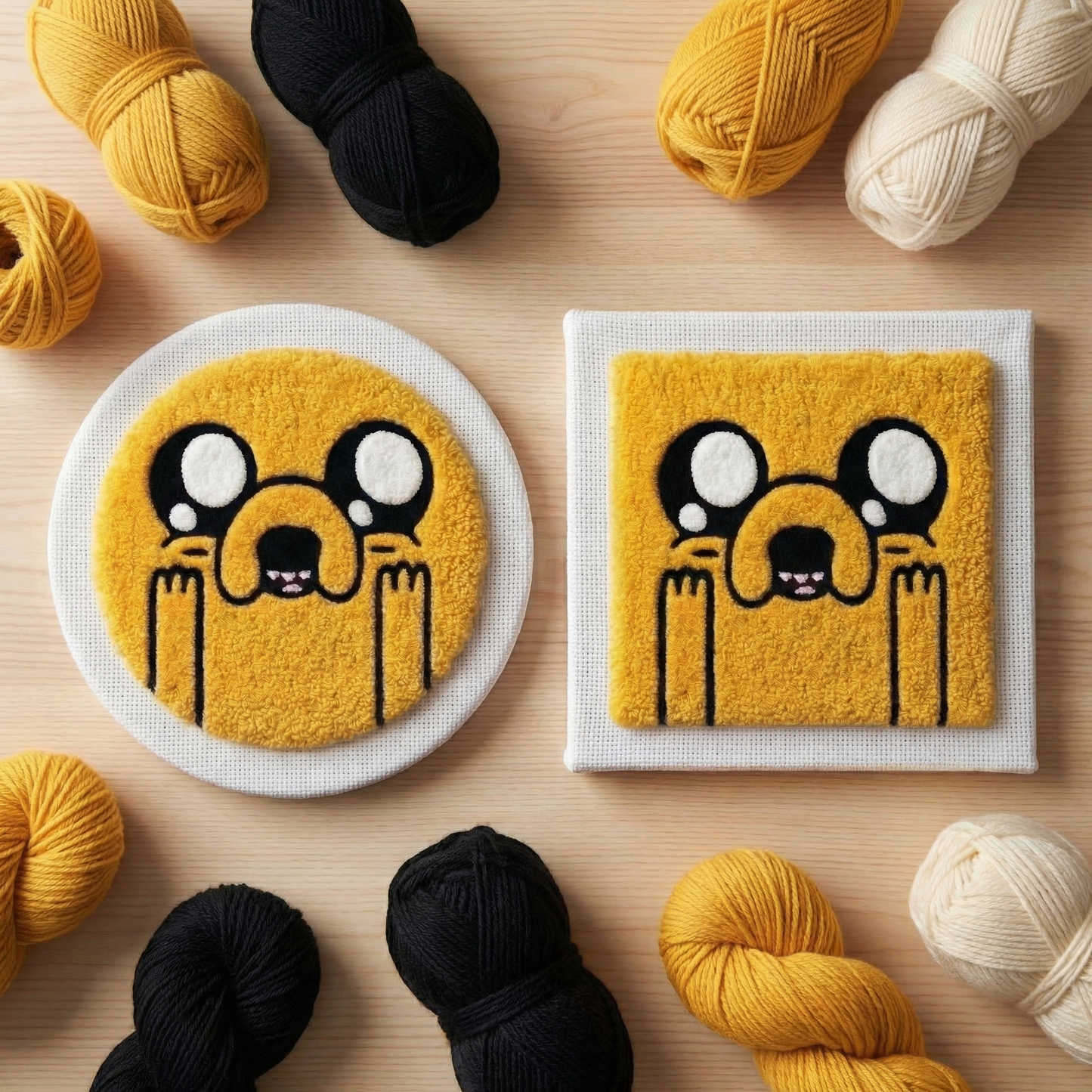 Punch Needle Kit - Jake the Funny Dog