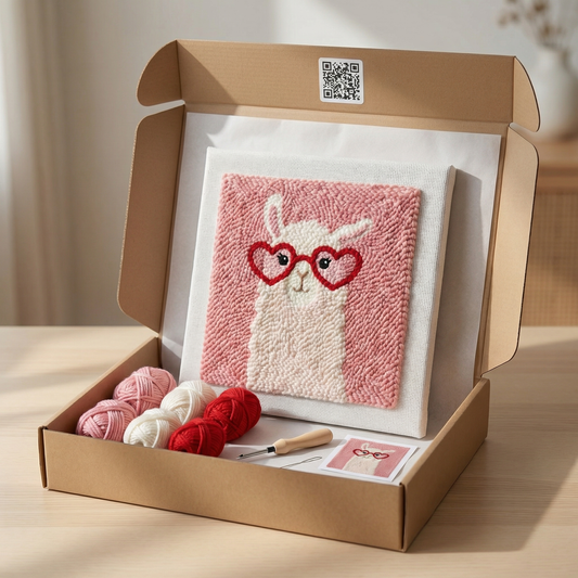 Punch Needle Kit - Llama