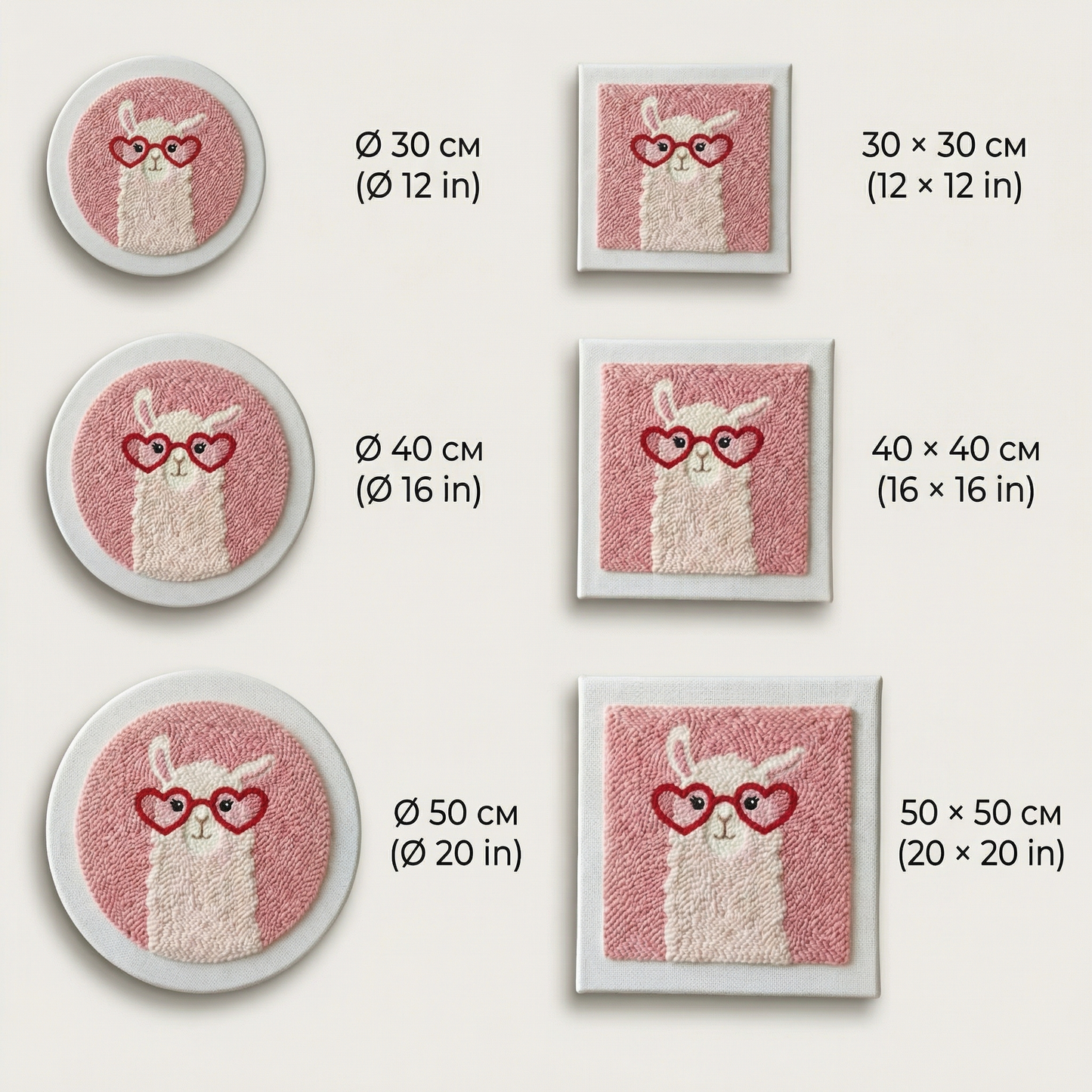 Punch-Needle-Set – Lama