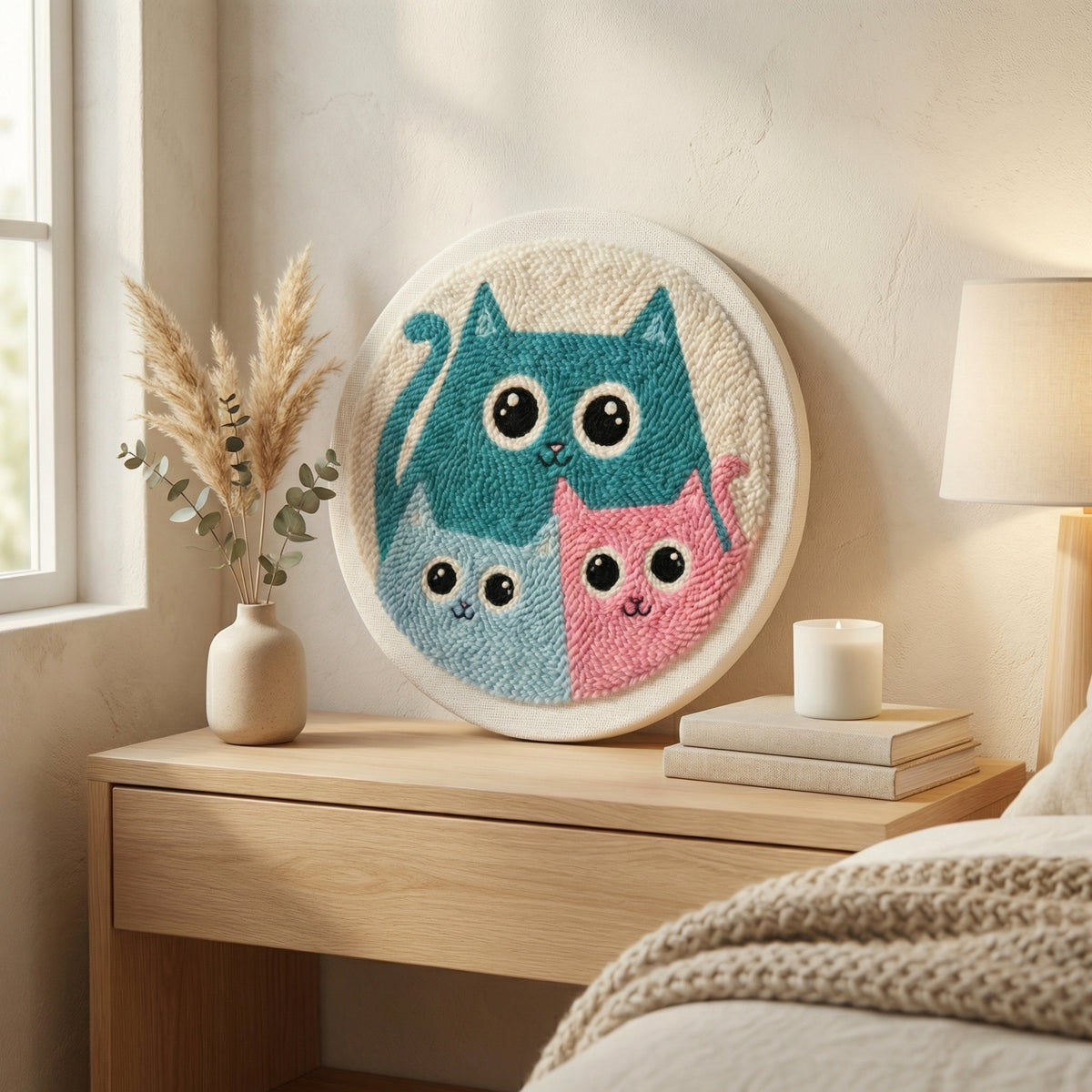 Punch needle embroidery tutorial - Getting started with your Tonia Art kit.