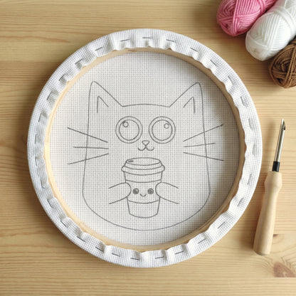 Punch needle embroidery tutorial - Getting started with your Tonia Art kit.