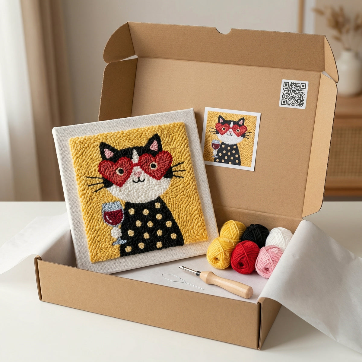 Punch needle embroidery tutorial - Getting started with your Tonia Art kit.