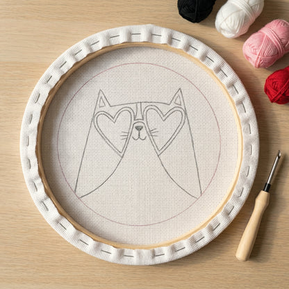 Punch needle embroidery tutorial - Getting started with your Tonia Art kit.