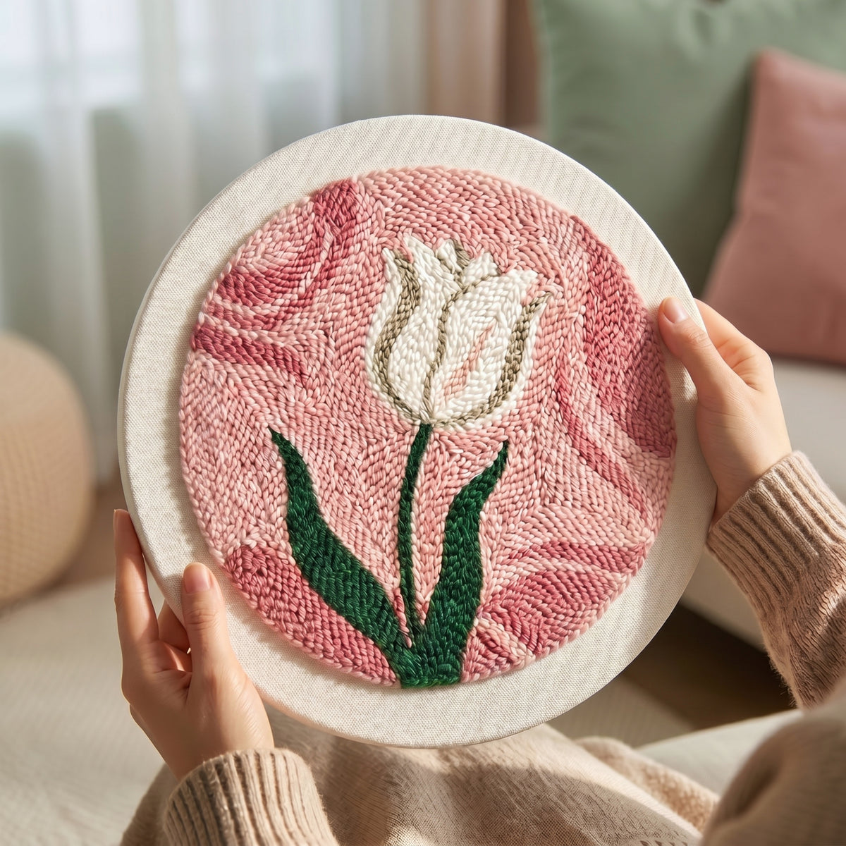 Punch needle embroidery tutorial - Getting started with your Tonia Art kit.