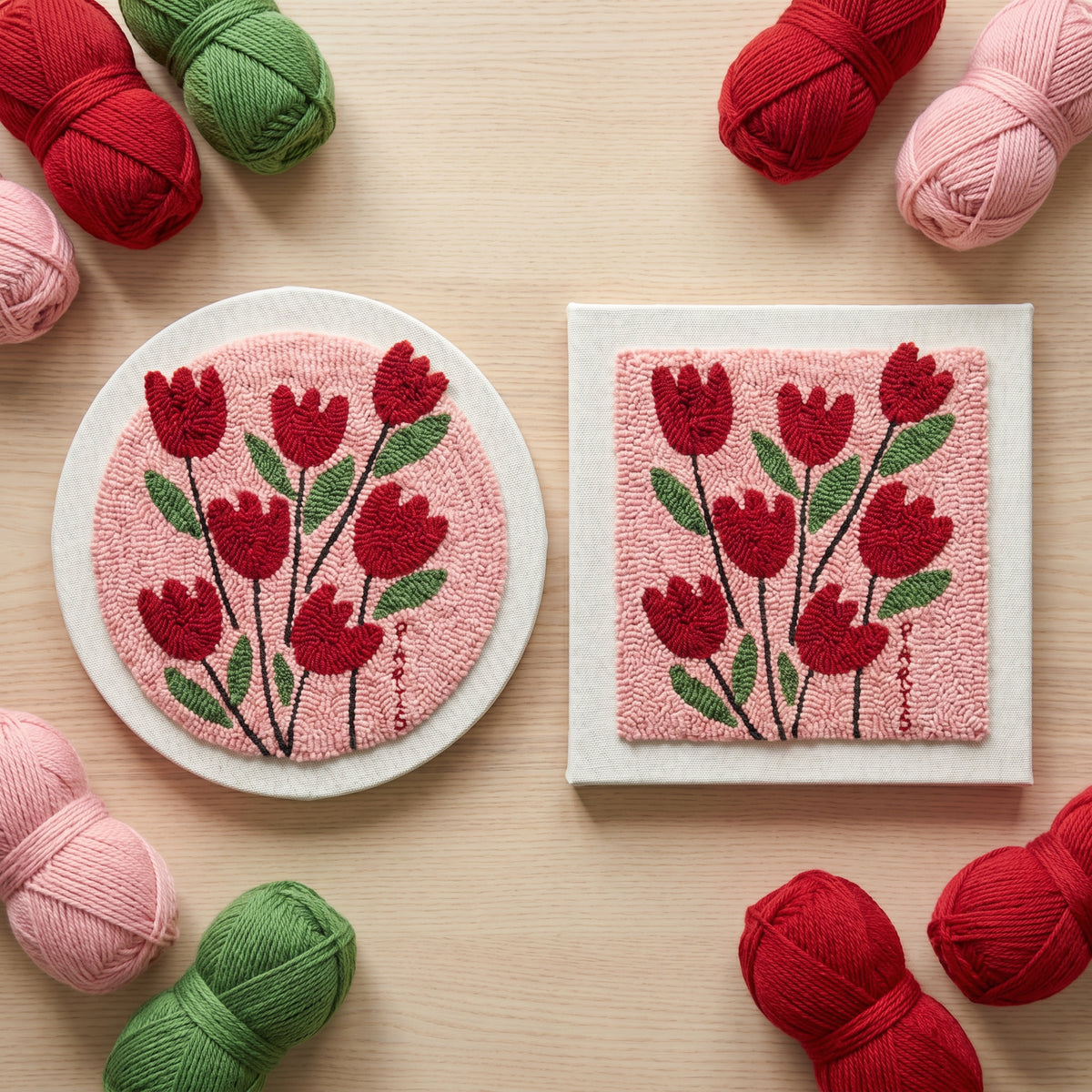 Punch needle embroidery tutorial - Getting started with your Tonia Art kit.
