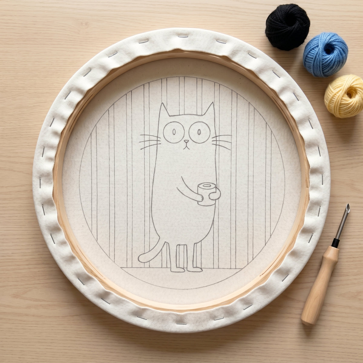 Punch needle embroidery tutorial - Getting started with your Tonia Art kit.