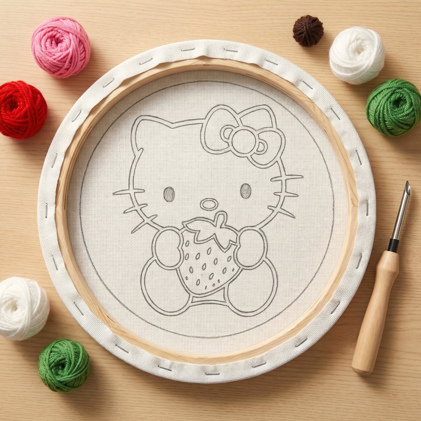 Punch Needle Kit - Little Kitty