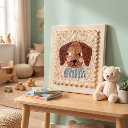Punch needle embroidery tutorial - Getting started with your Tonia Art kit.