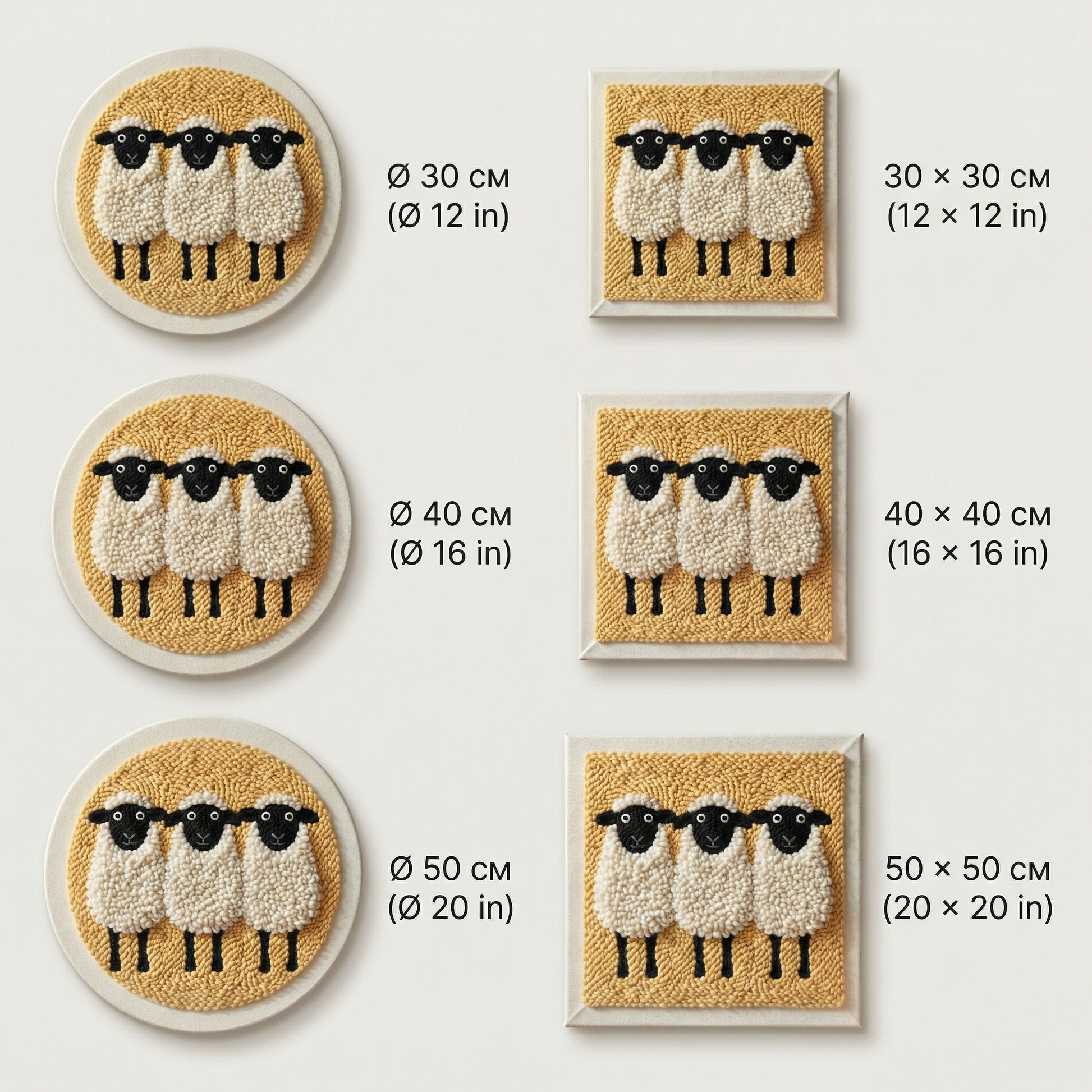 Punch Needle Kit - Sweet Sheep – Tonia Art