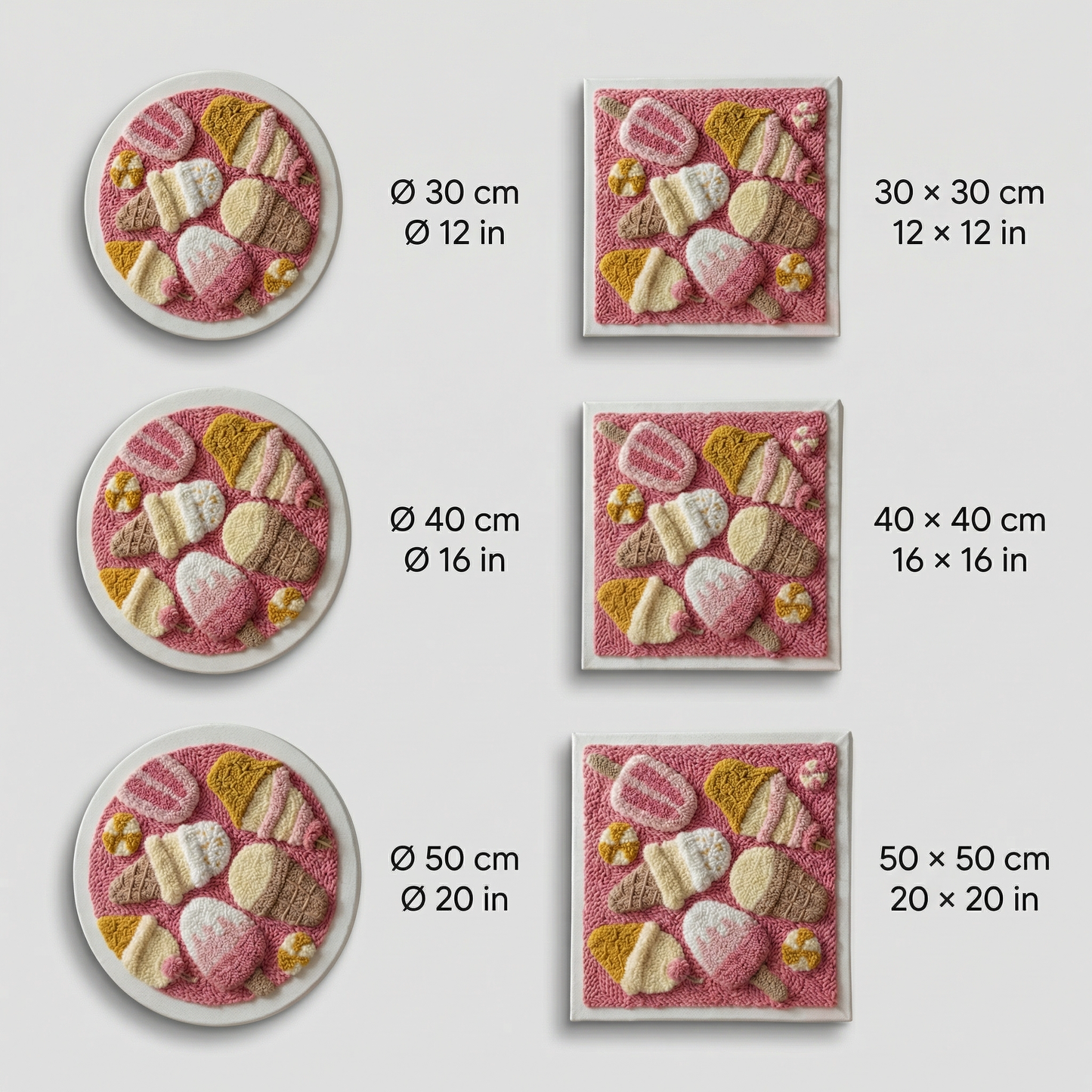 Punch Needle Kit — Iced Sweetness