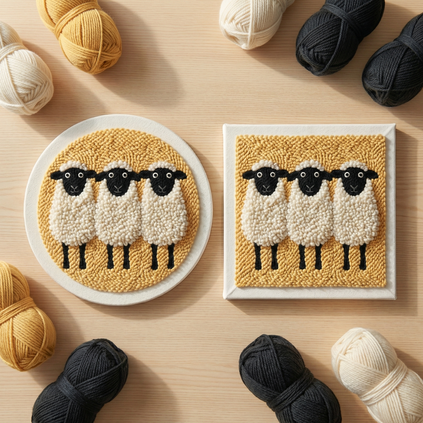 Punch Needle Kit - Sweet Sheep