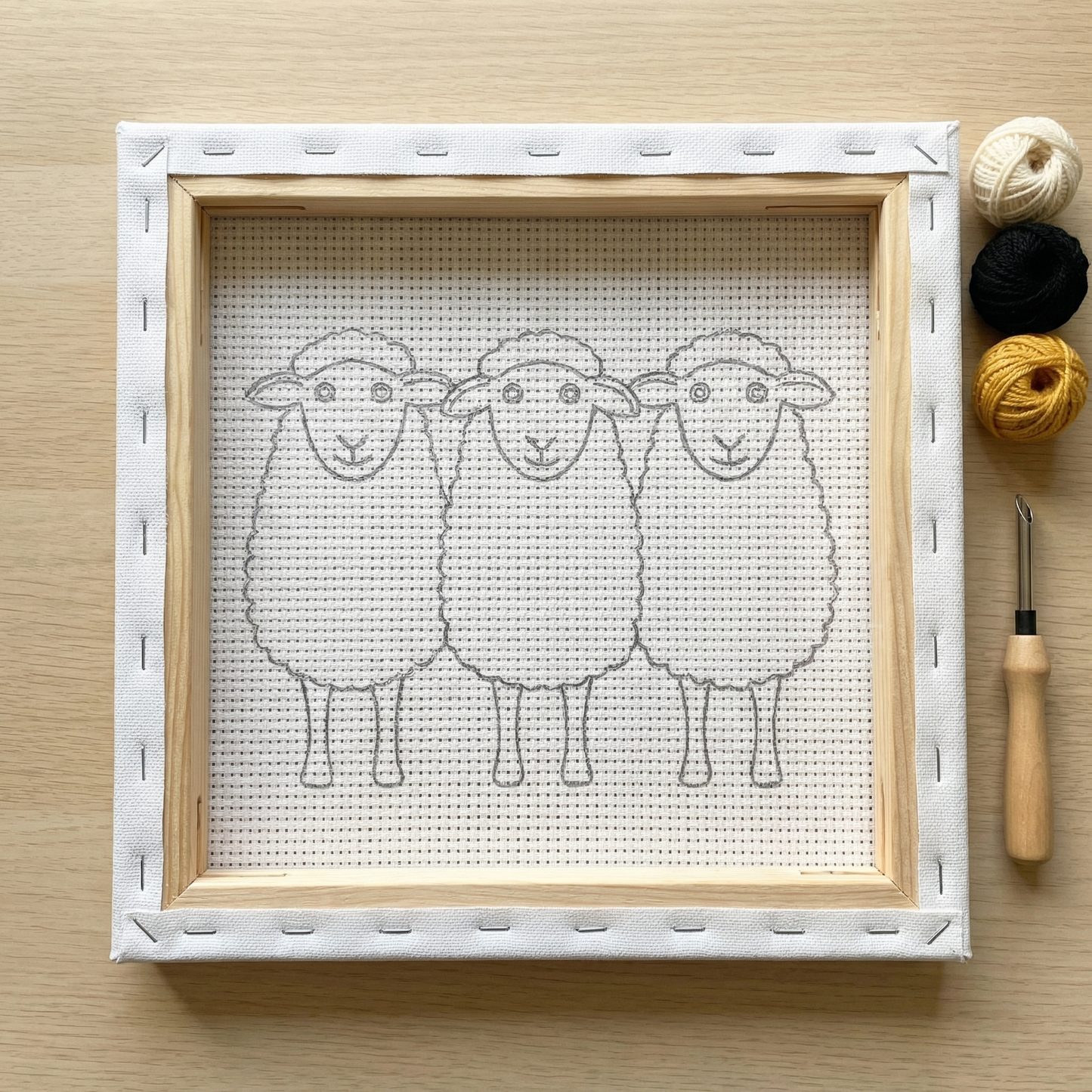 Punch Needle Kit - Sweet Sheep